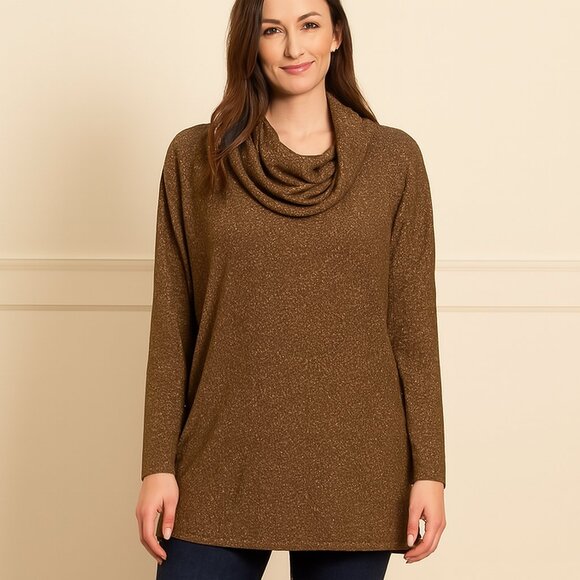 Est. 1946 Cozy Cowl Neck Sweater XL | Soft Knit Fall Staple EUC - Picture 1 of 11
